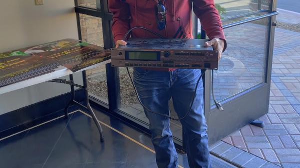 Met Frank Klepacki today! He still has his original Synthesizer he used on the original C&C Music.
