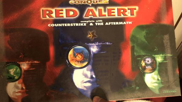 Found my original red alert box. Look at the size of the thing!