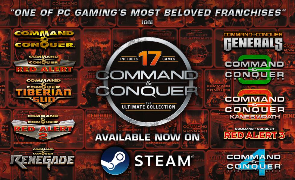 After 12 long years, C&C The Ultimate Collection is finally available on Steam!