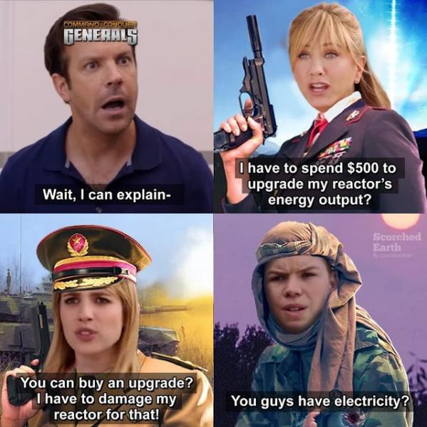 You guys have electricity? (Generals meme / 