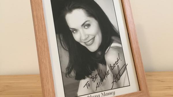 My Signed Photograph of Athena Massey (Lt. Eva from C&C: Red Alert 2)