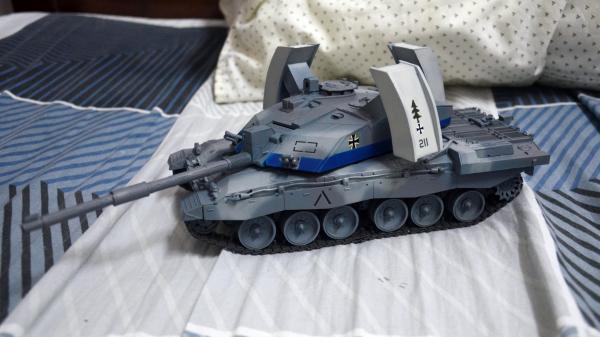 Here's a model of the Mirage tank I've done, with some references to Red Alert 2's campaign